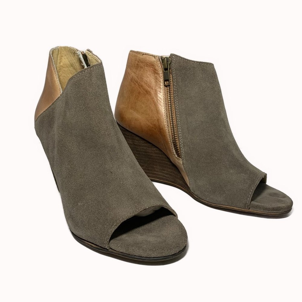 DIBA True Open Toe Booties-- Size 7.5